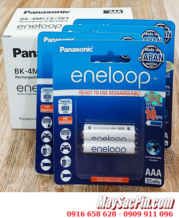 COMBO 0hộp=12 vỉ Pin sạc AAA 800mAh 1.2v Panasonic Eneloop BK-4MCCE/2BT Nhật, Giá chỉ 1.680.000/Hộp 24viên